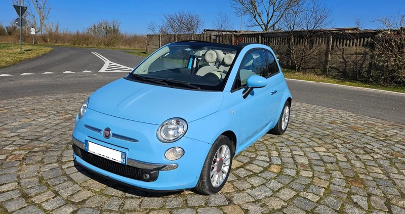 Fiat 500 cena 18900 przebieg: 122373, rok produkcji 2014 z Chodzież małe 781